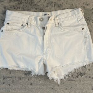 Agolde Parker Shorts- white size 28